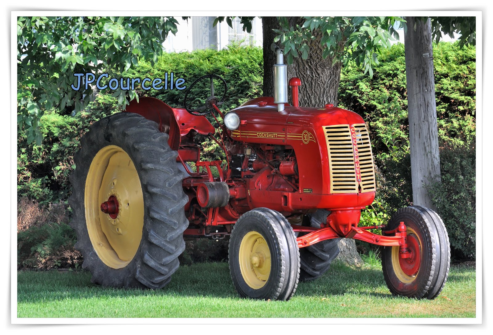 Tracteur du temps passé