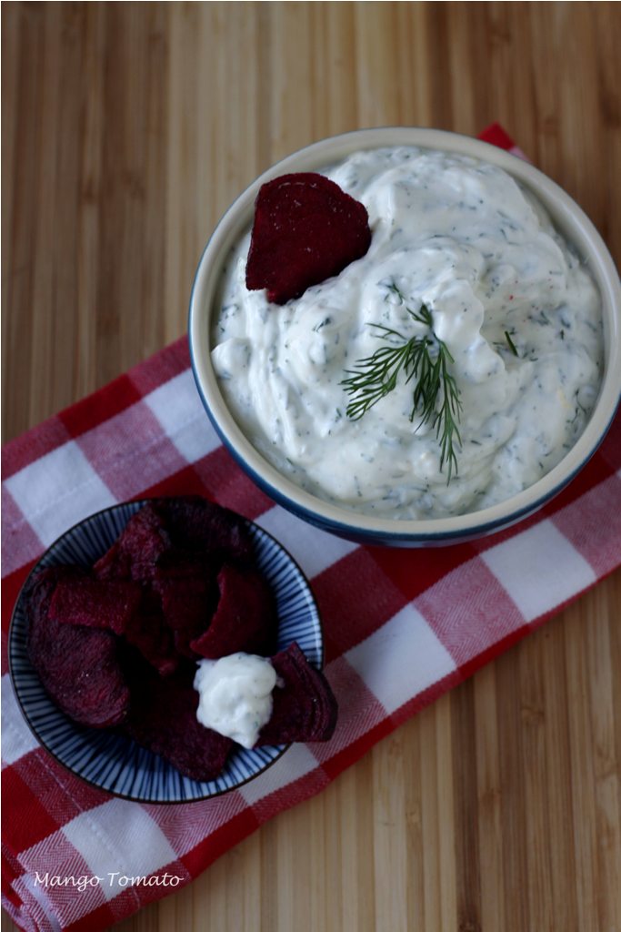 Mango & Tomato Have you ever tried beet chips? Delicious. Plus, Yogurt