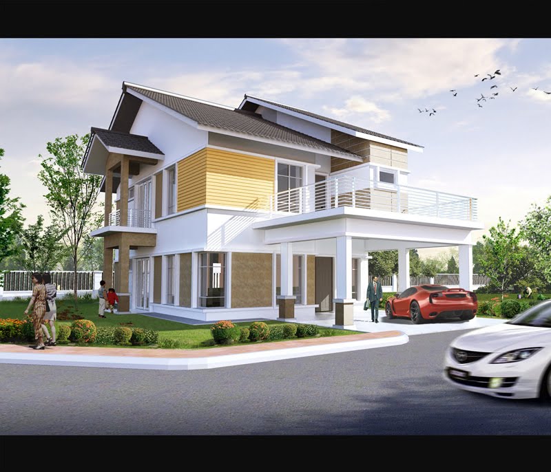 Pelan Rumah Banglo Setingkat Moden  Joy Studio Design Gallery  Best