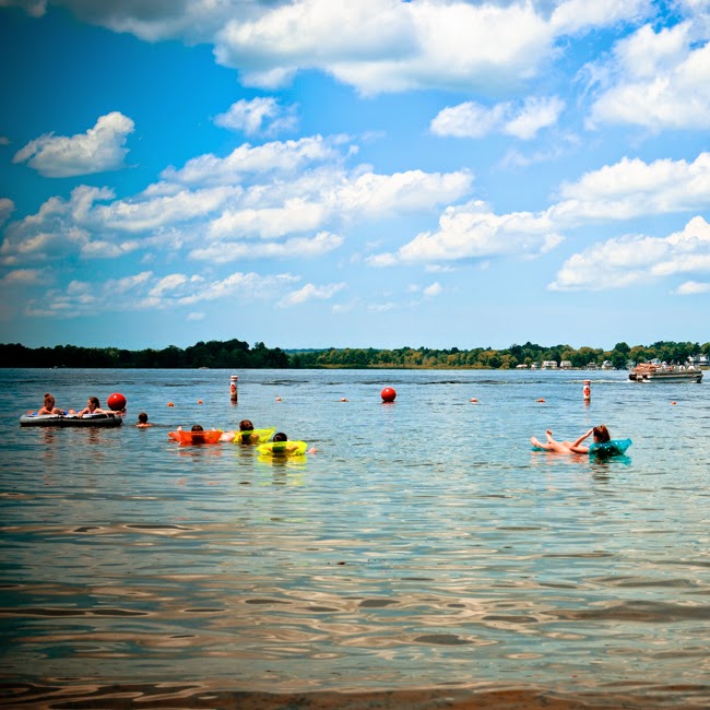 Summer at the Lake Midway Beach, Conneaut Lake
