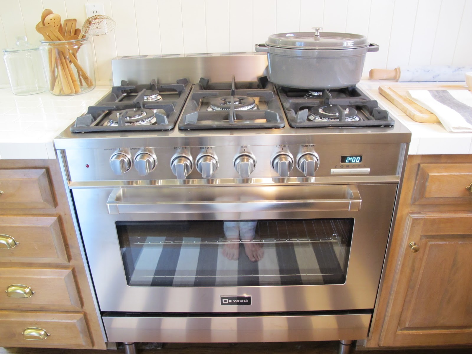 Jenny Steffens Hobick DIY Kitchen Remodel New Verona Range