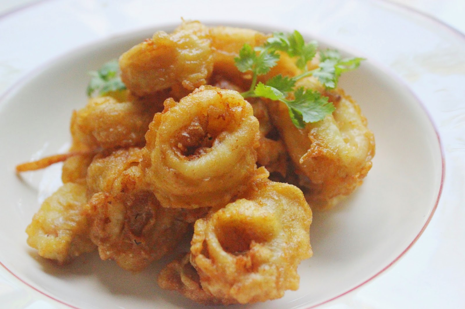 The Morning After DEEP FRIED CURRY SQUID RINGS