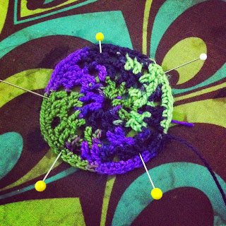 Spool Pin Doily Finished spool pin doily