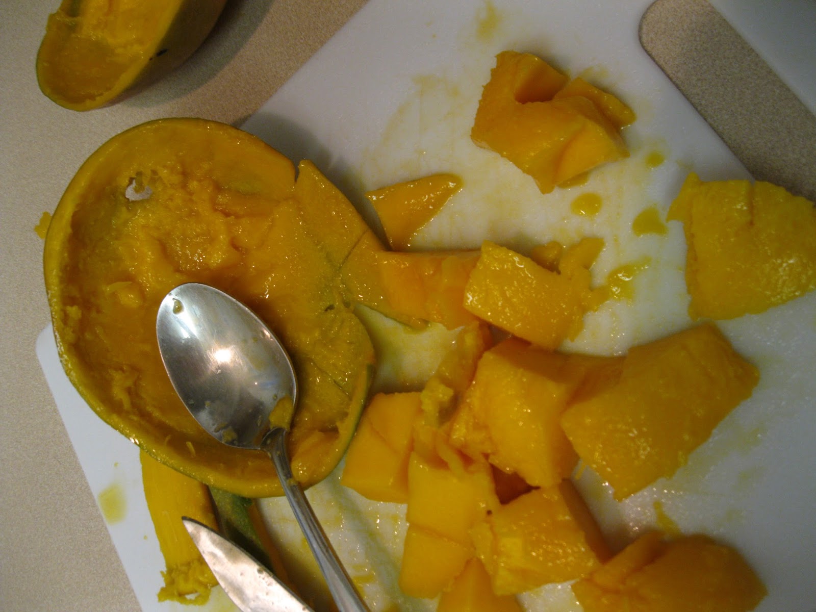 So There. How To Peel a Mango Step by Step Tutorial with Photos