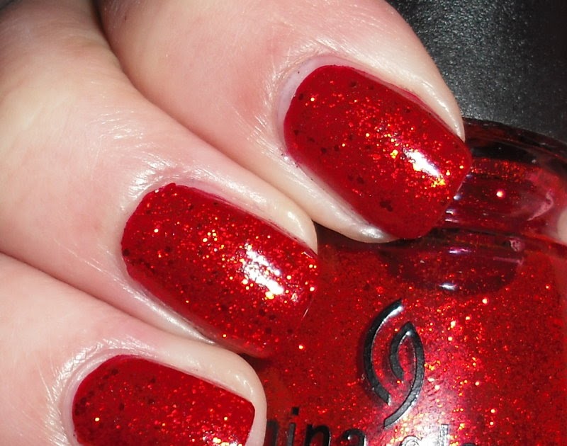 Imperfectly Painted China Glaze Ring in the Red