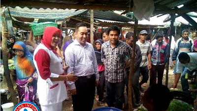 Mori Hanafi Blusukan ke  Pasar Tente dan Pasar Bolo