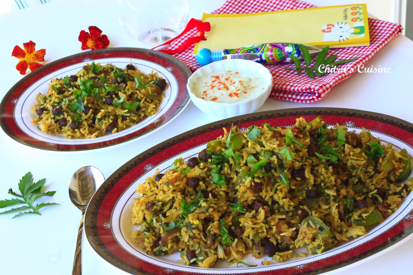palak pulao