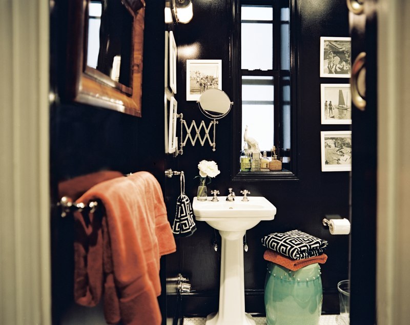 lush interiors: Kunst im Badezimmer