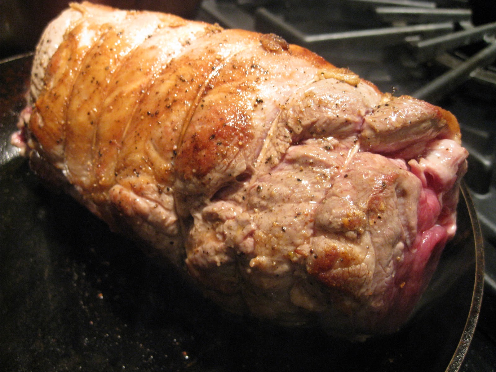 Roasted Leg of Lamb with Crispy Herb Crust