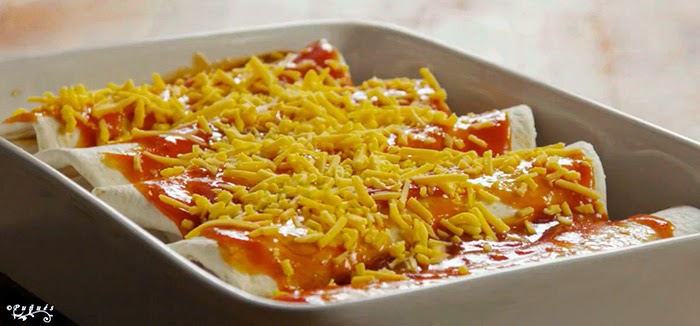 Enchiladas De Pollo, Receta Comida Mexicana
