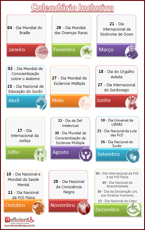 Calendário Inclusivo