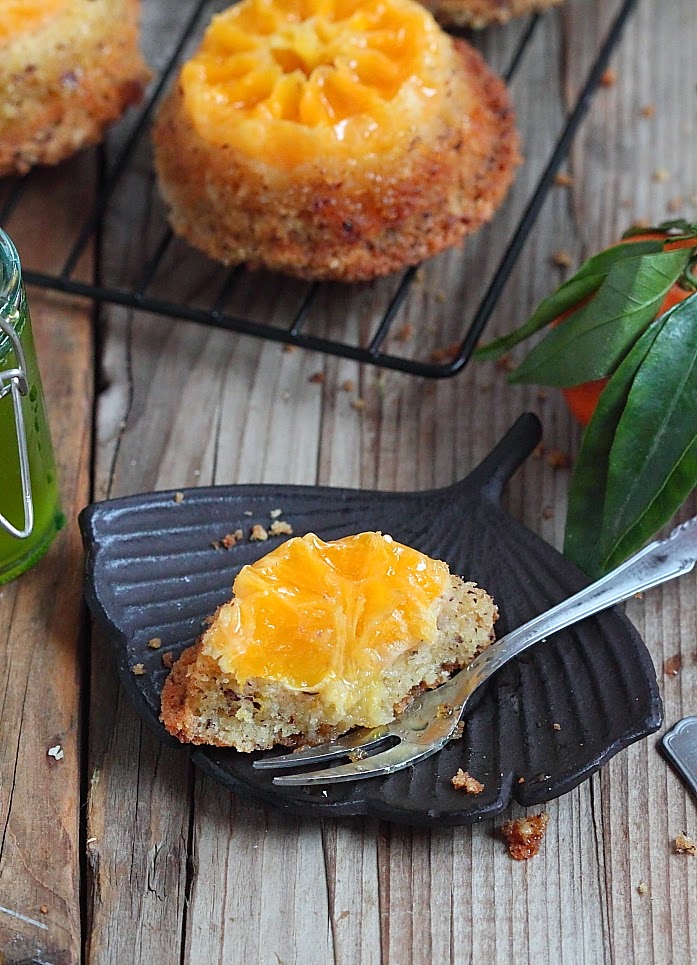 Muffins renversés à la clementine