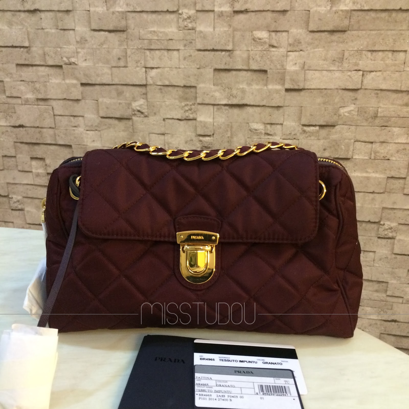 prada tessuto impuntu