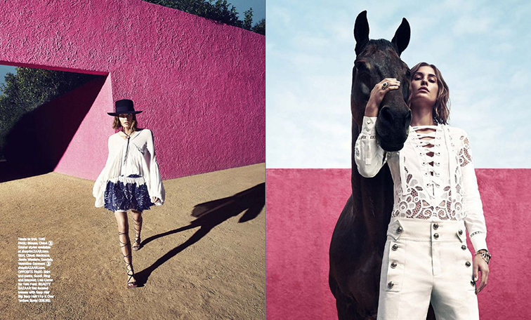 Nadja Bender photographed by Camilla Akrans, styled by Elissa Santisi for Harper's Bazaar US March 2015 Nadja Bender photographed by Camilla Akrans, styled by Elissa Santisi for Harper's Bazaar US March 2015