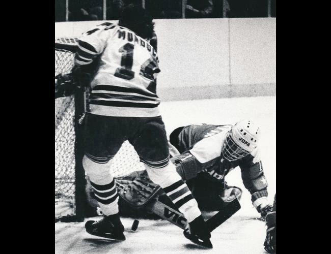  Vs. NY Rangers: Goalie Rollie Boutin and Don Murdoch (12/30/79) 