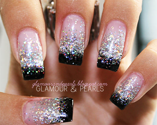 glamour & pearls nails
