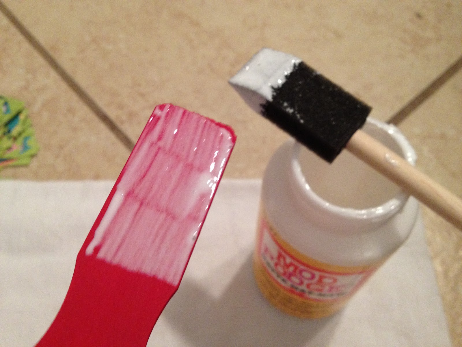 Library Learners Shelf Markers from Paint Stirrers (step by step)