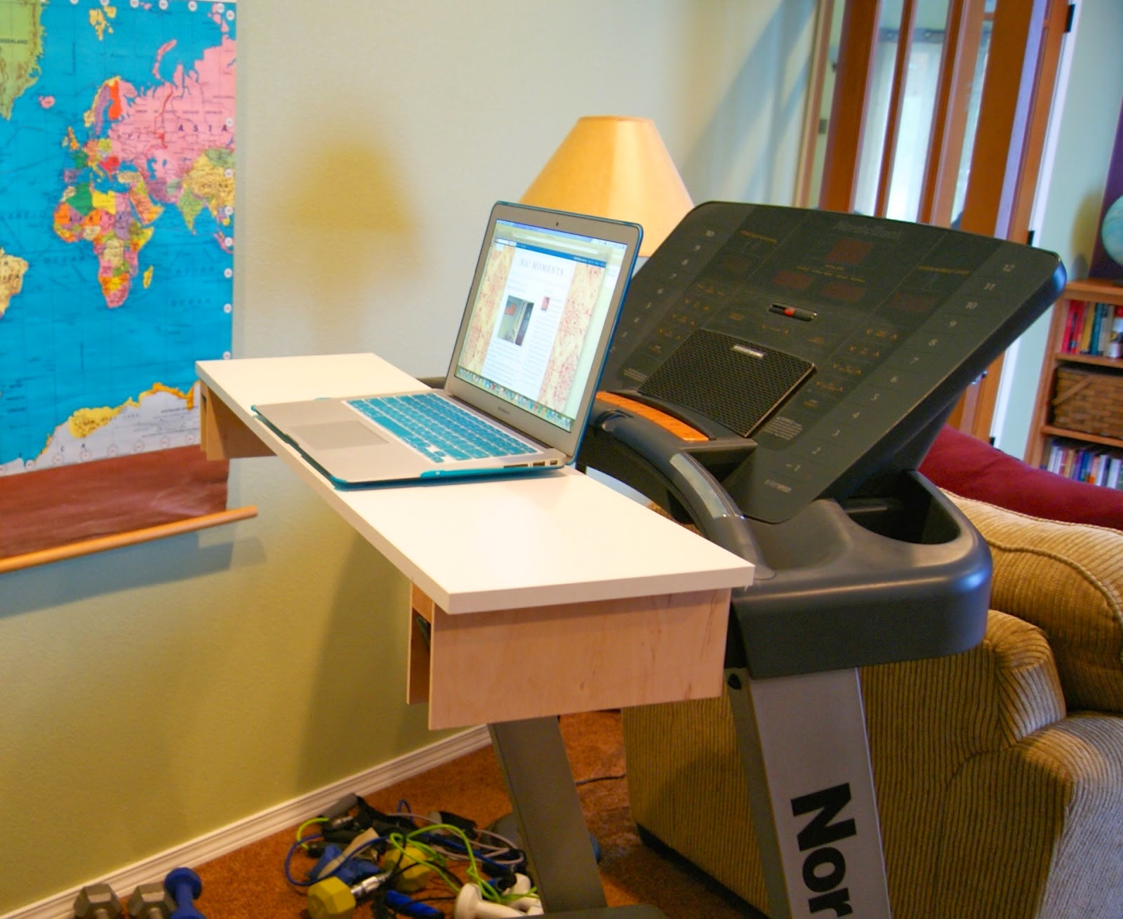 Craft Tutorials Galore at Crafterholic! DIY Treadmill Desk