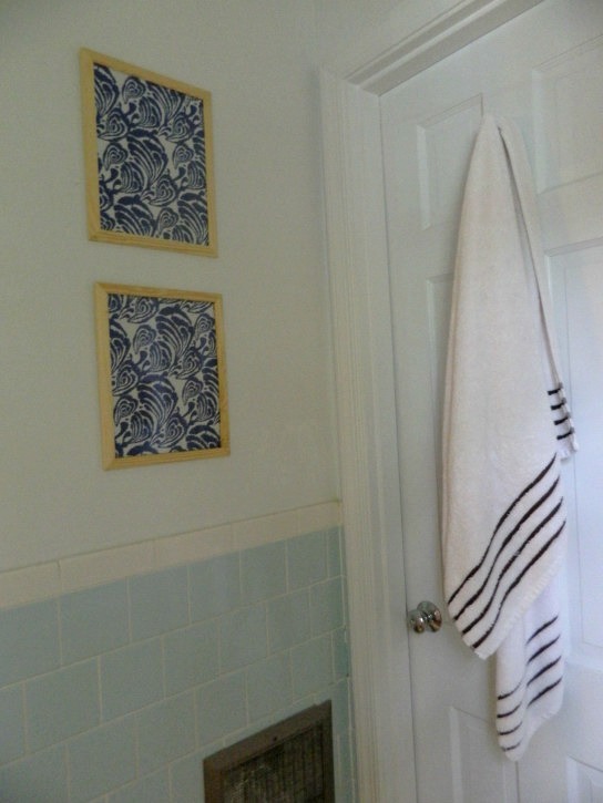 Real Inspired Paper Napkins Bathroom Art