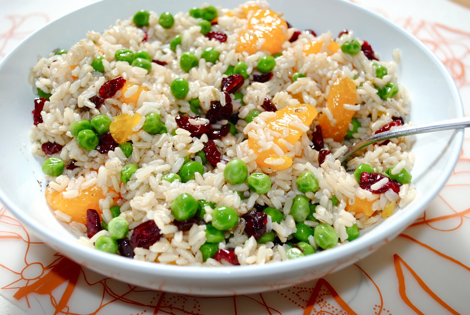Mandarin Orange and Brown Rice Salad - Fit Foodie Finds