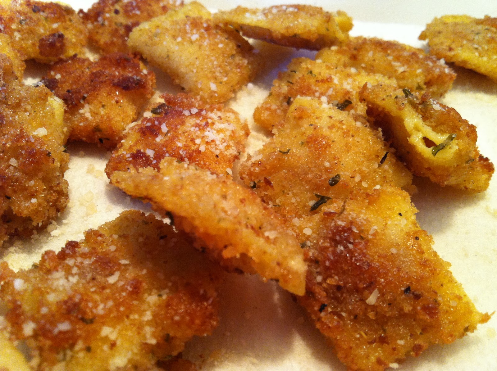 She so hungry... Giada's Fried Raviolis