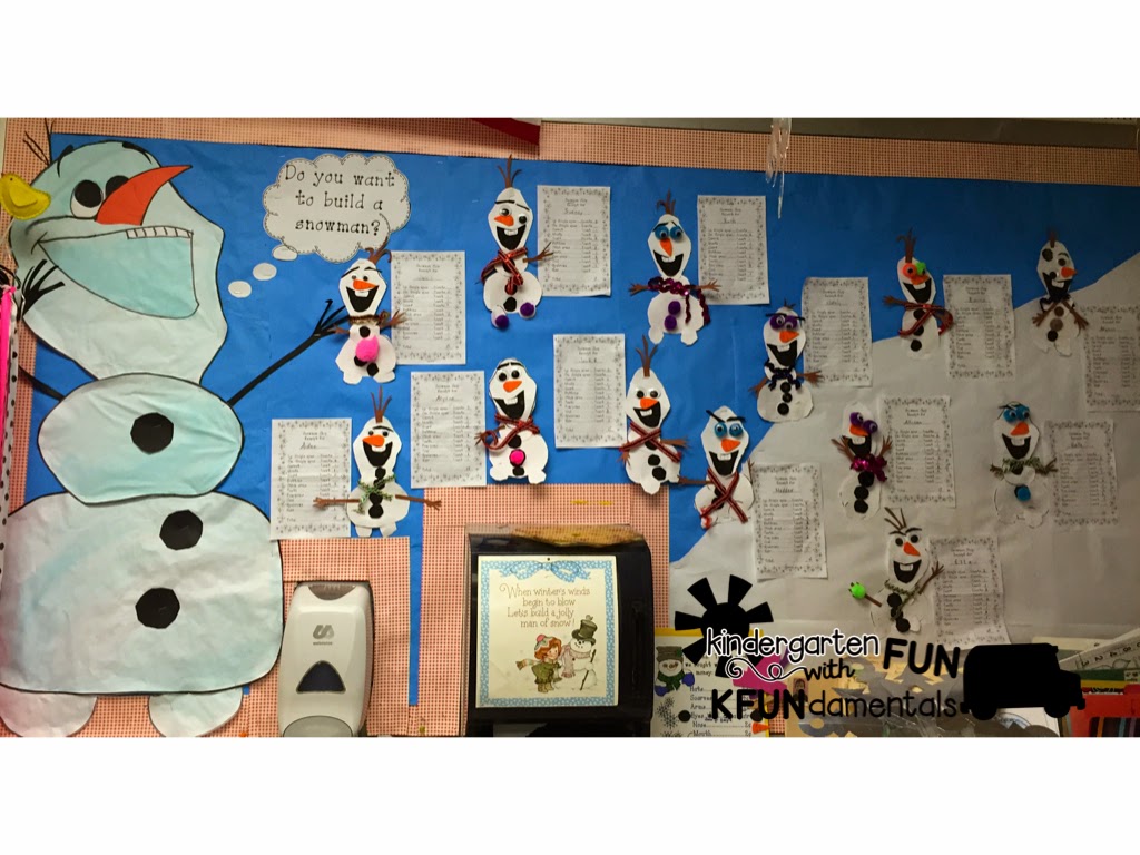 Do You Want to Build a Snowman Display Banner (teacher made)