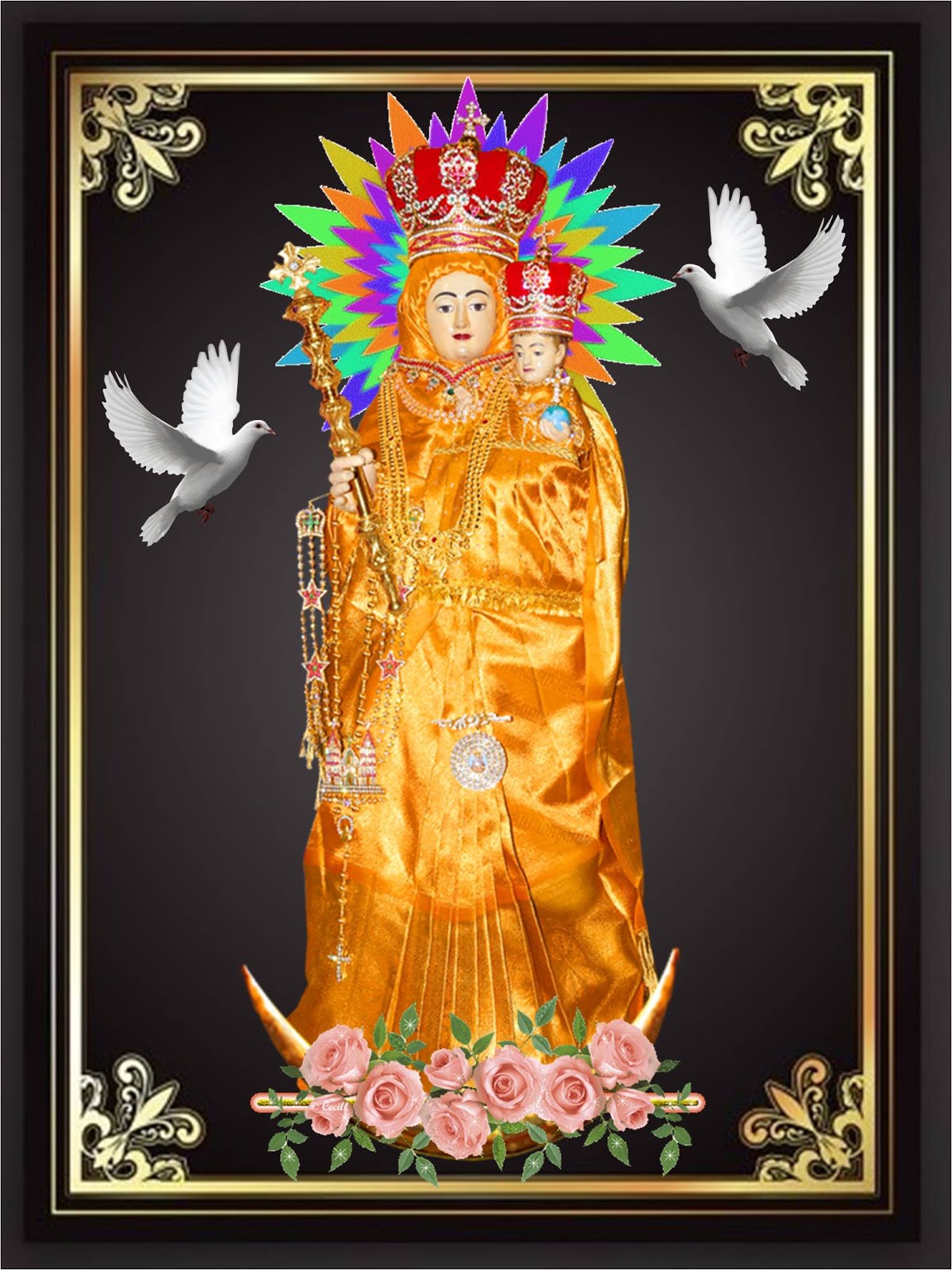 Vailankanni Matha Our Lady Of Good Health Vailankanni Pray For Us Explore more related wallpaper pictures and download it free. vailankanni matha blogger