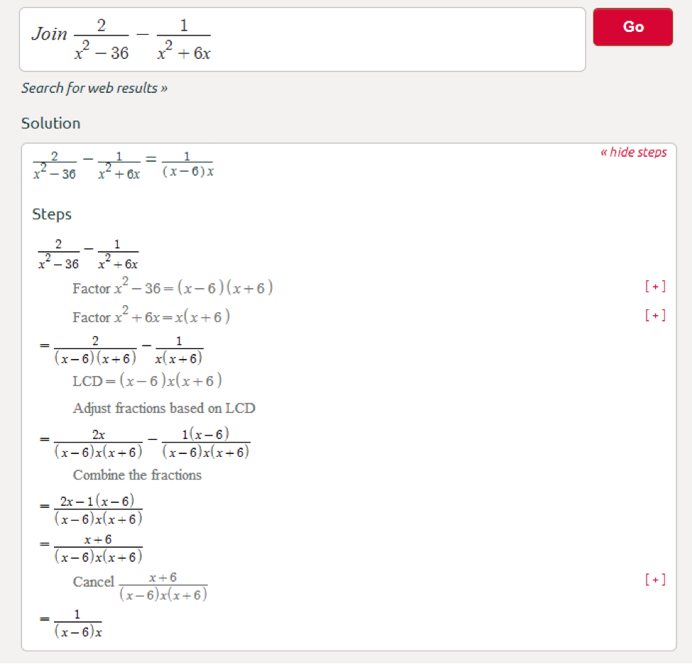 Symbolab Blog How to Symbolab Algebraic Fractions