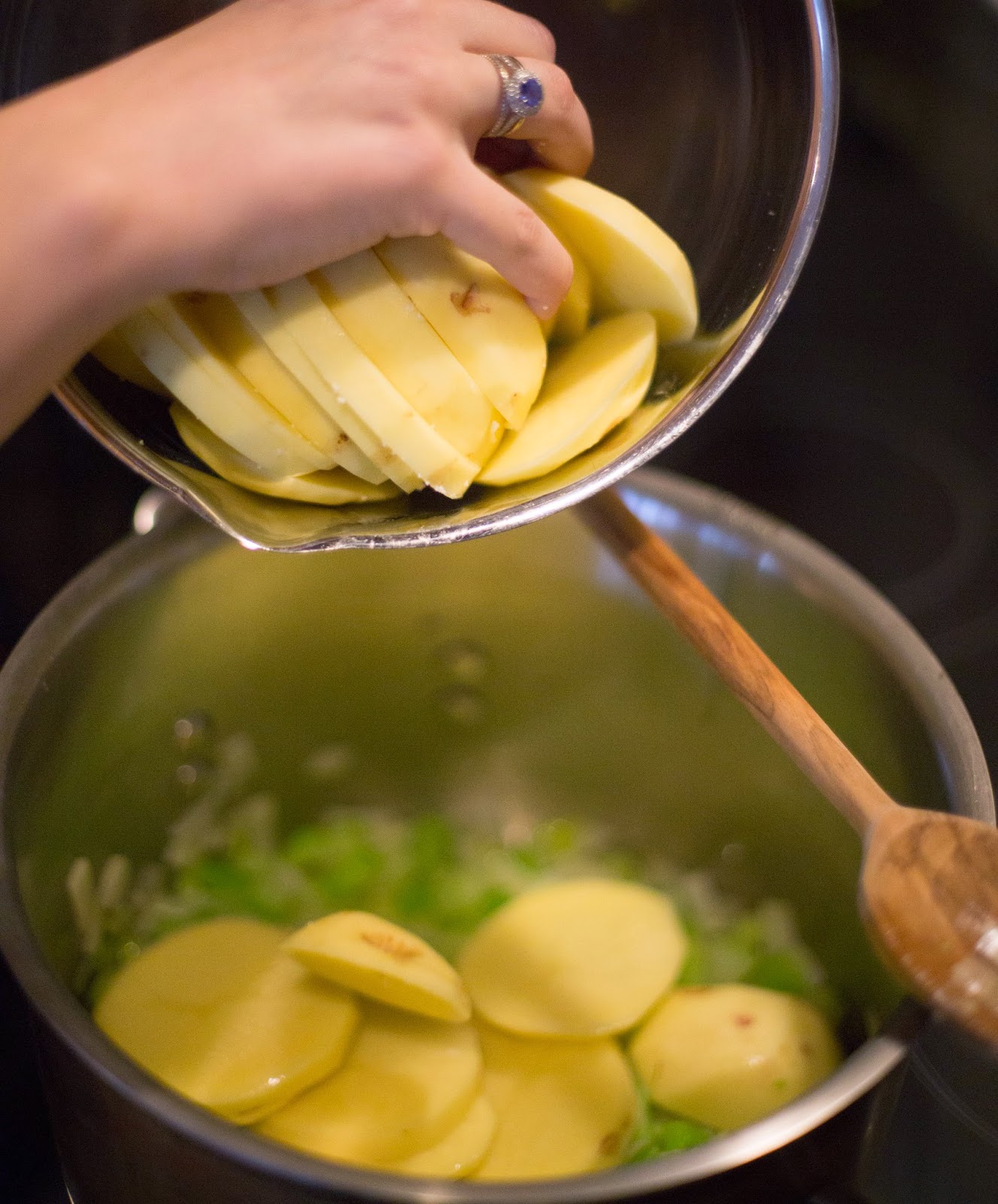 Straight to the Hips, Baby Cauliflower & Potato Soup