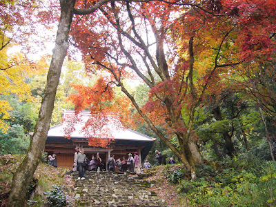 滋賀県・奥びわ湖 鶏足寺の紅葉