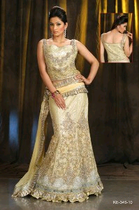 Net lehenga choli