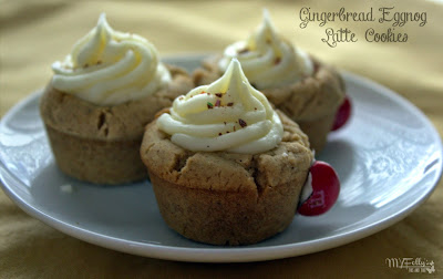 Gingerbread Eggnog Latte Cookies/ This and That   Fill the cookie jar, Cookies, Gingerbread, Torani Syrup, Eggnog