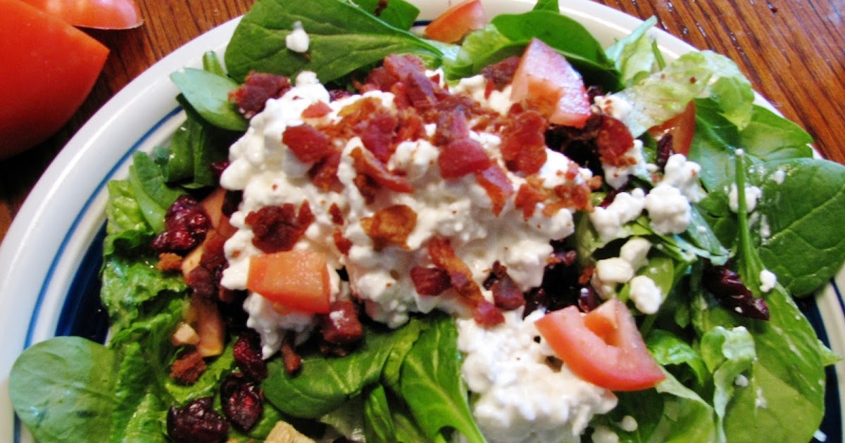 Something A Little Pretty Spinach Bacon Craisin Salad