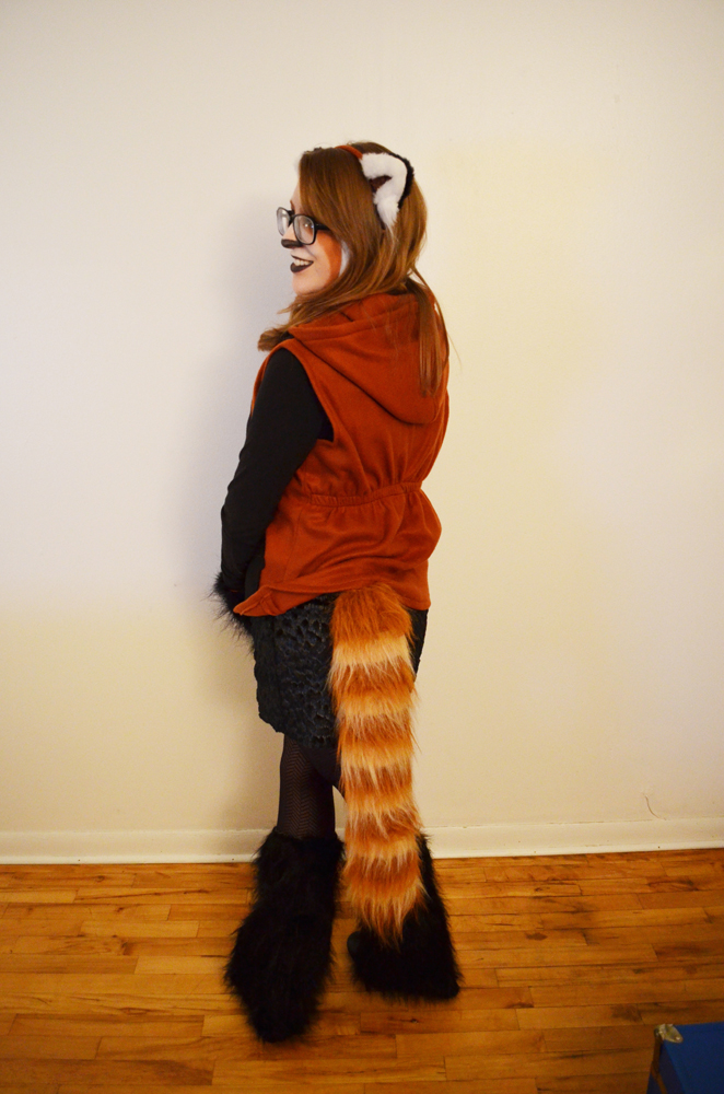 the cute octopus: Project: Red Panda Halloween Costume