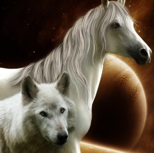 WOLF-HORSE-ALL-IN-TOGETHER