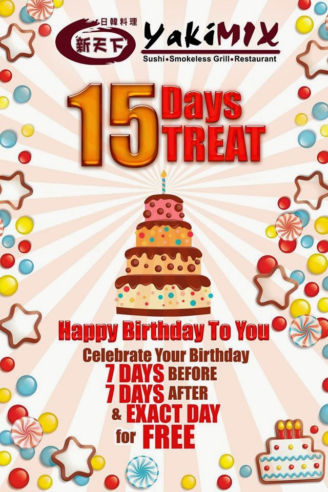 Manila Shopper Yakimix Birthday Promo