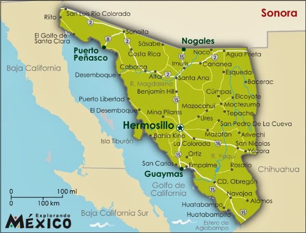 Estado de Sonora: Información sobre Sonora
