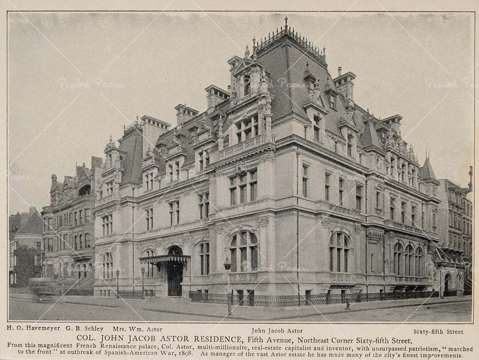 The Gilded Age Era The Astor Double Mansion Mrs. Astor's Side