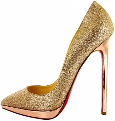 christian louboutin modello satinato con swarovski dorati by louboutin ... christian louboutin modello satinato con swarovski dorati by louboutin ...
