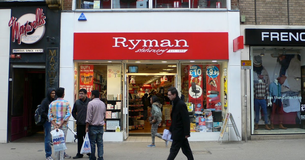 Oxford Daily Photo Ryman's Opens New Store In Queen Street