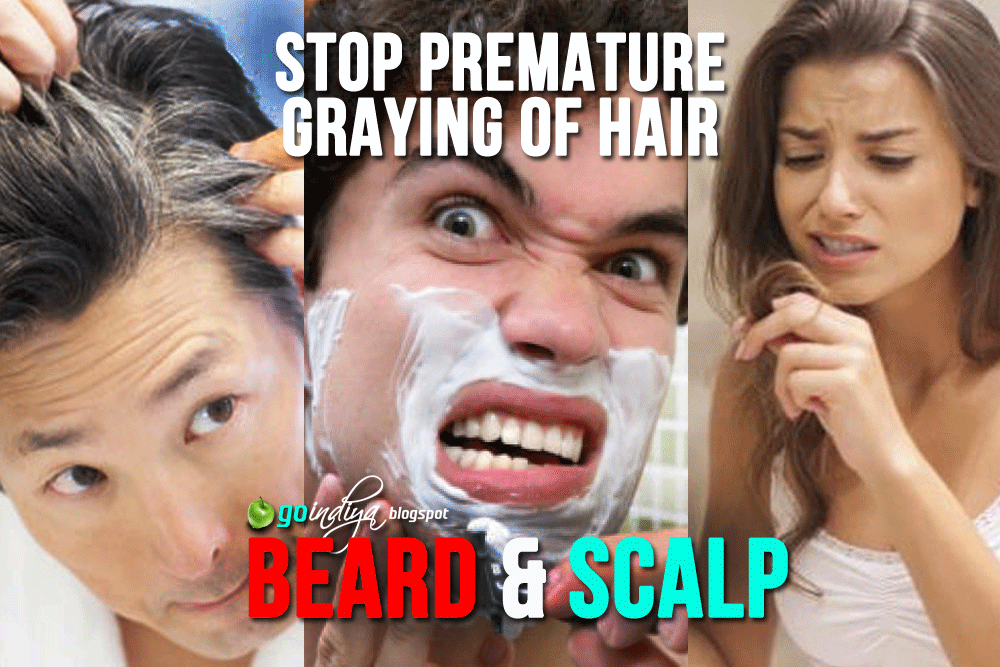 Natural home remedies for prevention of Gray hair on men's Beard
