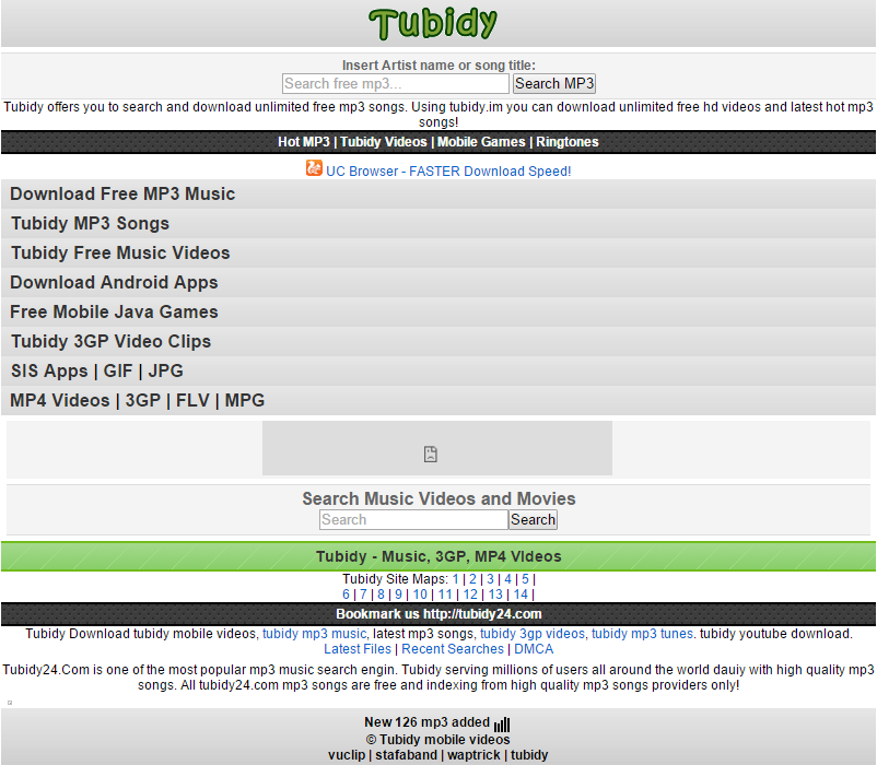 Tubidy Free Mp3 Music And 3gp Videos Download