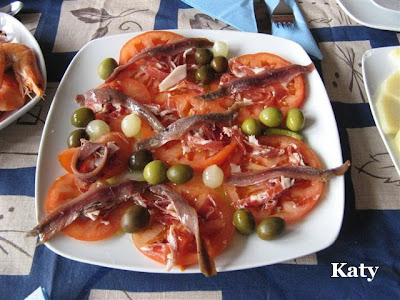 Ensalada De Tomates Con Anchoas
