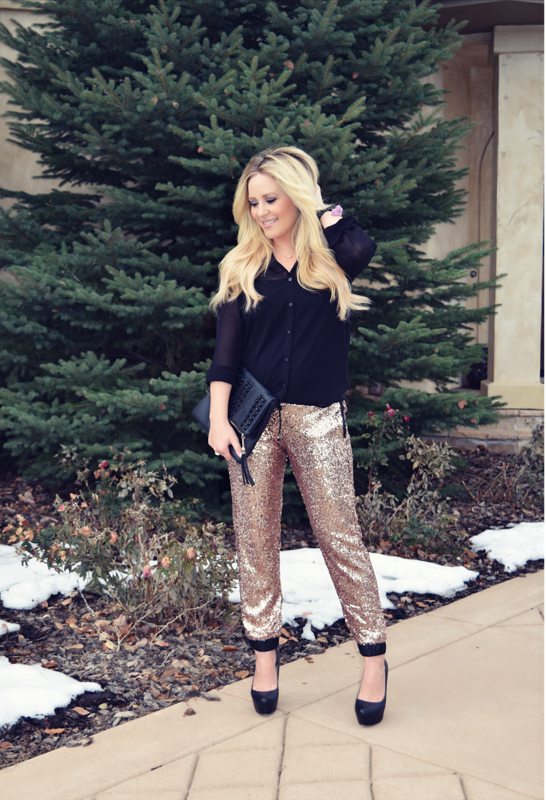 What's Up Buttarcup: Sequin Jogger