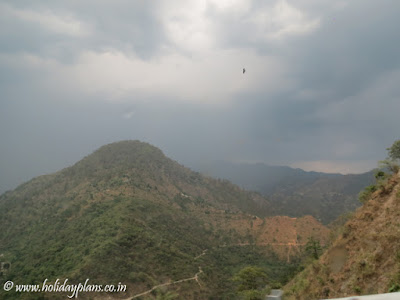 Heavy rainfall at Prashar Lake Heavy rainfall at Prashar Lake