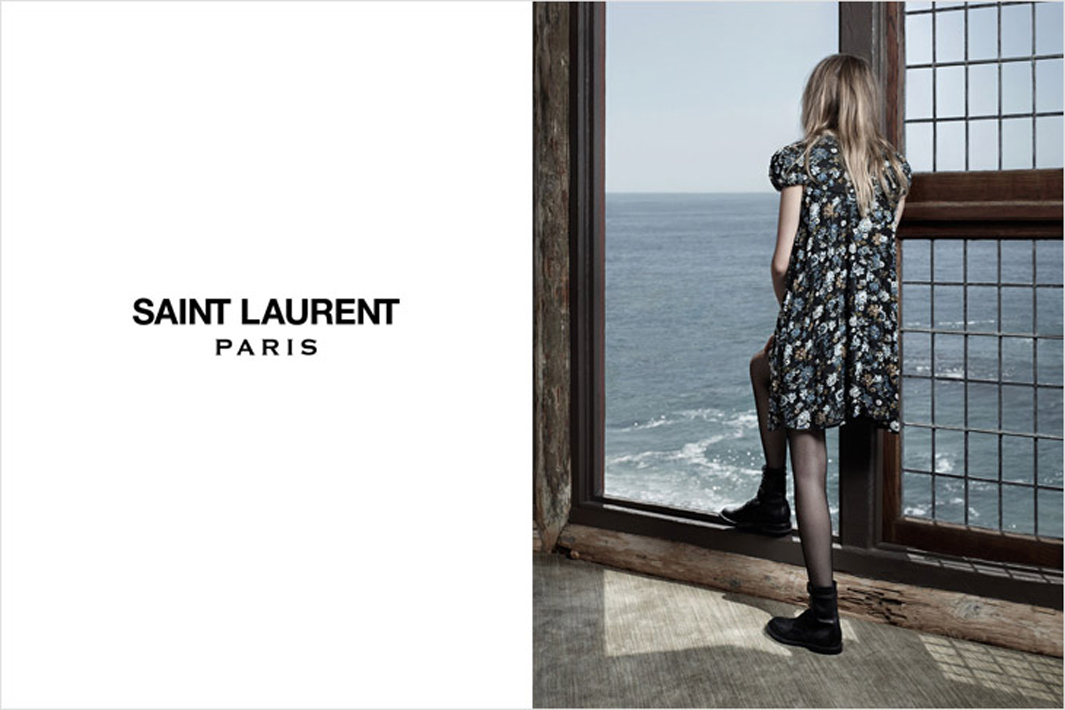 APARTE: SAINT LAURENT PARIS FALL WINTER 2013 CAMPAIGN BY HEDI SLIMANE