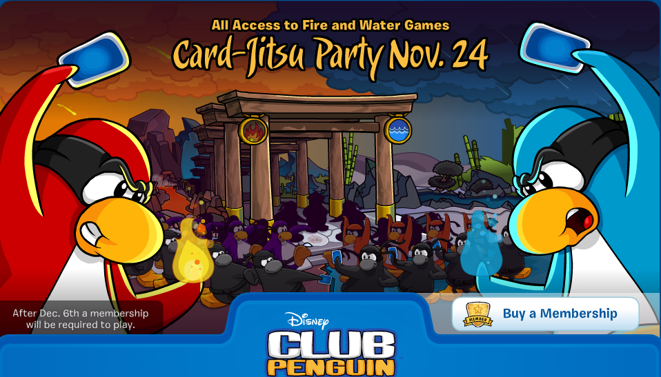 Club penguin membership card