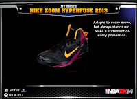 NBA 2K14 Nike Zoom Hyperfuse 2013