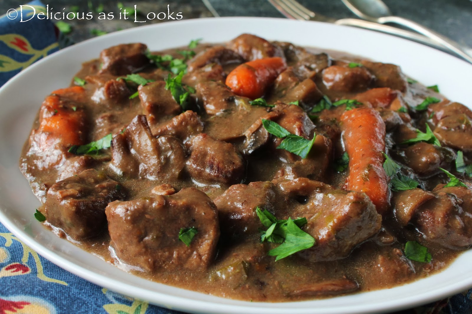 Delicious as it Looks Boeuf Bourguignon, S'il Vous Plait