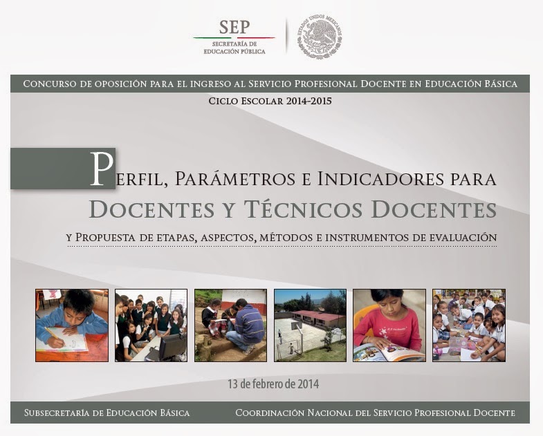 PERFIL, PARÁMETROS E INDICADORES PARA DOCENTES Y TÉCNICOS DOCENTES